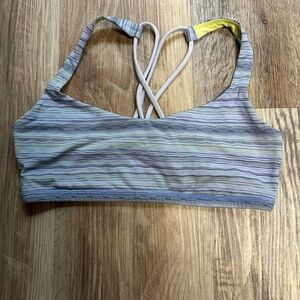 Lululemon Athletica Striped Sports Bra - size 6